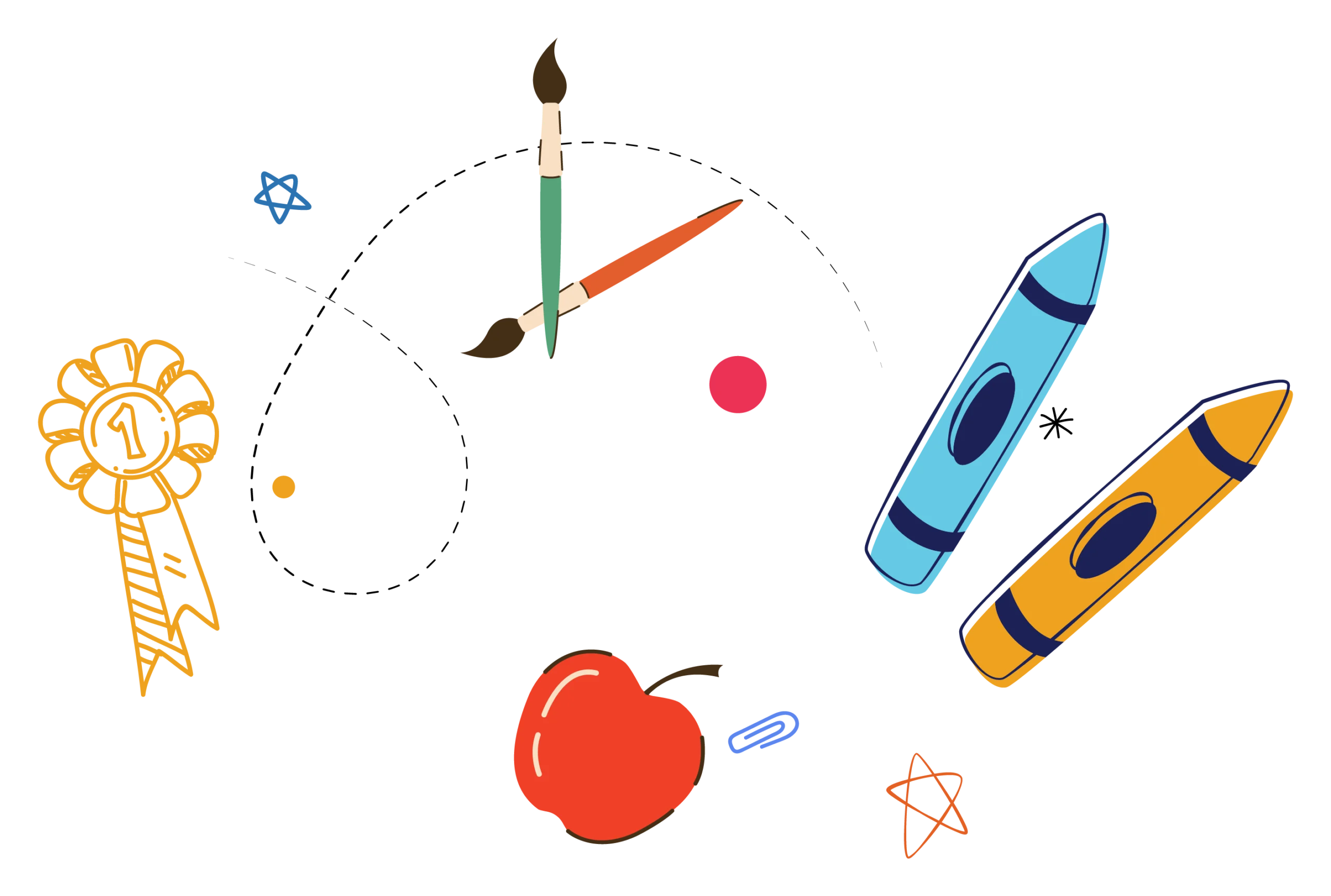 Enrollment steps art school doodles 2 brxtn mktg